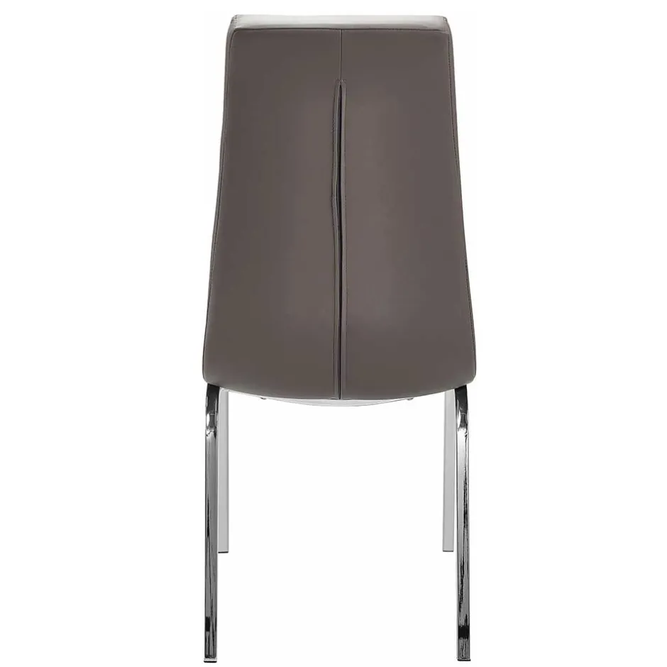 Wohnen Kunstlederstühle in Hellbraun - Bellatrix (2er Set)