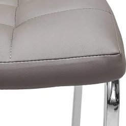 Wohnen Kunstlederstühle in Hellbraun - Bellatrix (2er Set)