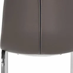 Wohnen Kunstlederstühle in Hellbraun - Bellatrix (2er Set)