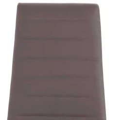 Kunstlederstühle in hellem Braun - Matieu (4er Set)^Wohnen Discount