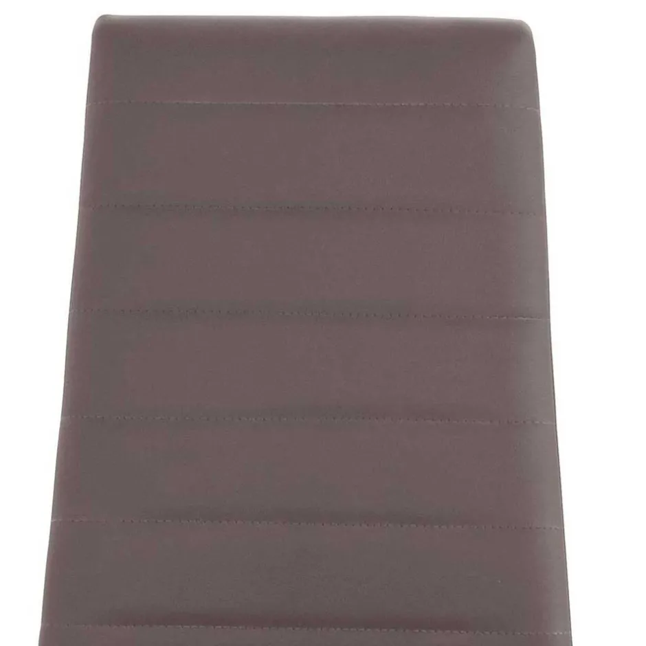 Kunstlederstühle in hellem Braun - Matieu (4er Set)^Wohnen Discount