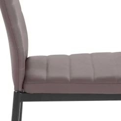 Kunstlederstühle in hellem Braun - Matieu (4er Set)^Wohnen Discount