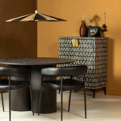 Wohnen Kunstlederstühle in Schwarz - Austral (2er Set)