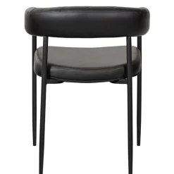 Wohnen Kunstlederstühle in Schwarz - Austral (2er Set)