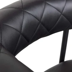 Wohnen Kunstlederstühle in Schwarz - Austral (2er Set)