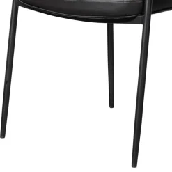 Wohnen Kunstlederstühle in Schwarz - Austral (2er Set)