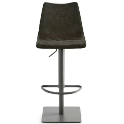 Kunstleder-Tresenstuhl in Schwarz - Derict^Wohnen Sale