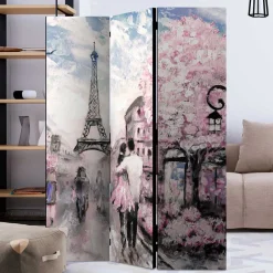 Kunstmotiv Paravent mit Romantikszene in Paris - Estern^Wohnen Online