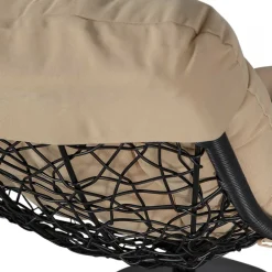 Kunstrattan Drehsessel in Schwarz - Ojeva^Wohnen Best