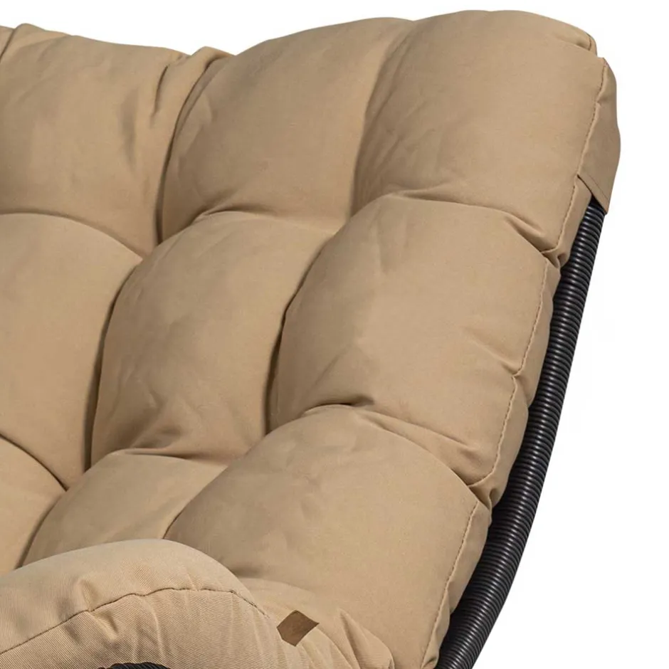 Kunstrattan Drehsessel in Schwarz - Ojeva^Wohnen Best