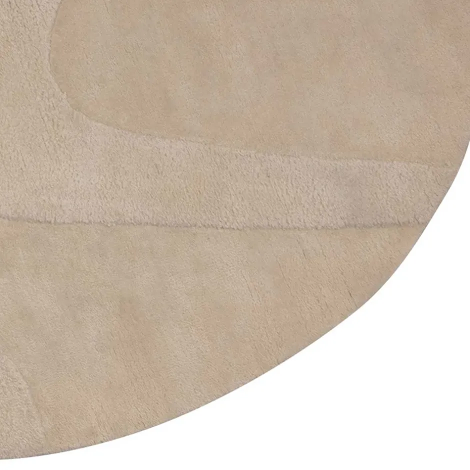 Kurzflor Teppich mit Hoch Tief Struktur - Menorva^Wohnen Hot