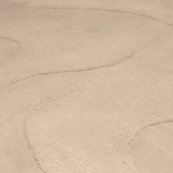 Kurzflor Teppich mit Hoch Tief Struktur - Menorva^Wohnen Hot