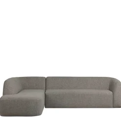 L Sofa im Skandi Design in Grau Chenille - Grandessa^Wohnen Discount