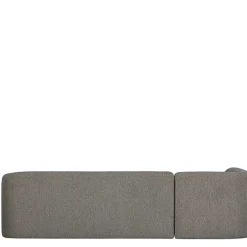 L Sofa im Skandi Design in Grau Chenille - Grandessa^Wohnen Discount