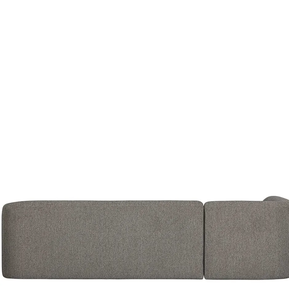 L Sofa im Skandi Design in Grau Chenille - Grandessa^Wohnen Discount