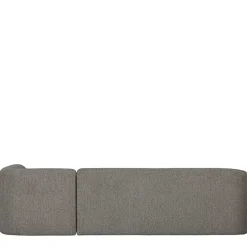L Sofa im Skandi Design in Grau Chenille - Grandessa^Wohnen Discount