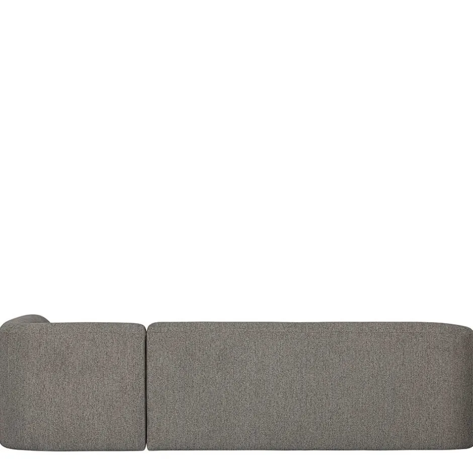 L Sofa im Skandi Design in Grau Chenille - Grandessa^Wohnen Discount