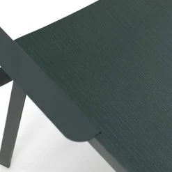 Wohnen Lackierter Armlehnstuhl in Grün - Nevers (4er Set)