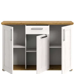 Landhaus Anrichte in Holzoptik Lärche Weiß - Tocella^Wohnen Best