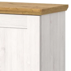 Landhaus Anrichte in Holzoptik Lärche Weiß - Tocella^Wohnen Best