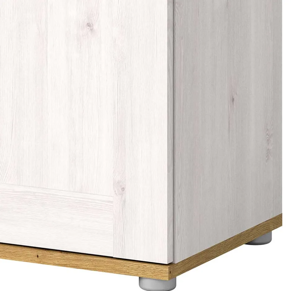 Landhaus Anrichte in Holzoptik Lärche Weiß - Tocella^Wohnen Best