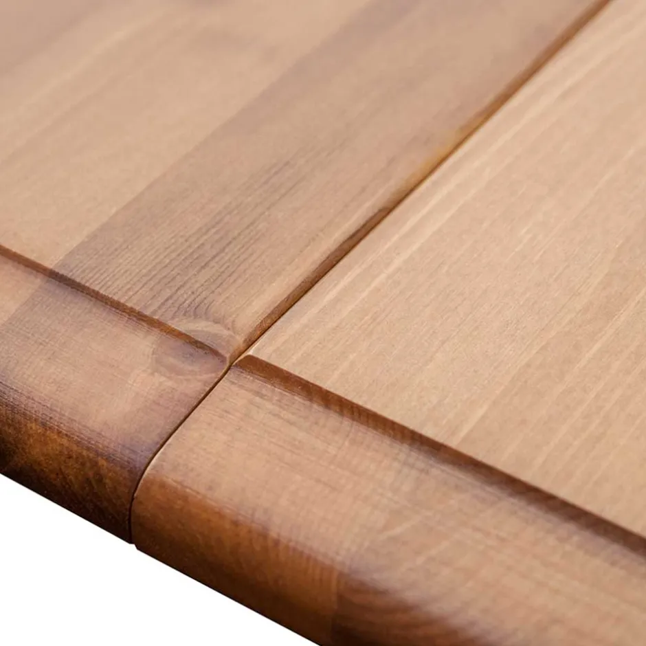 Wohnen Landhaus Ausziehtisch in Weiß und Eiche - Bordona