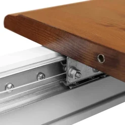 Wohnen Landhaus Ausziehtisch in Weiß und Eiche - Bordona