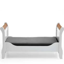 Kinder Wohnen Landhaus Babybett aus Kiefer zweifarbig - Sibiuta