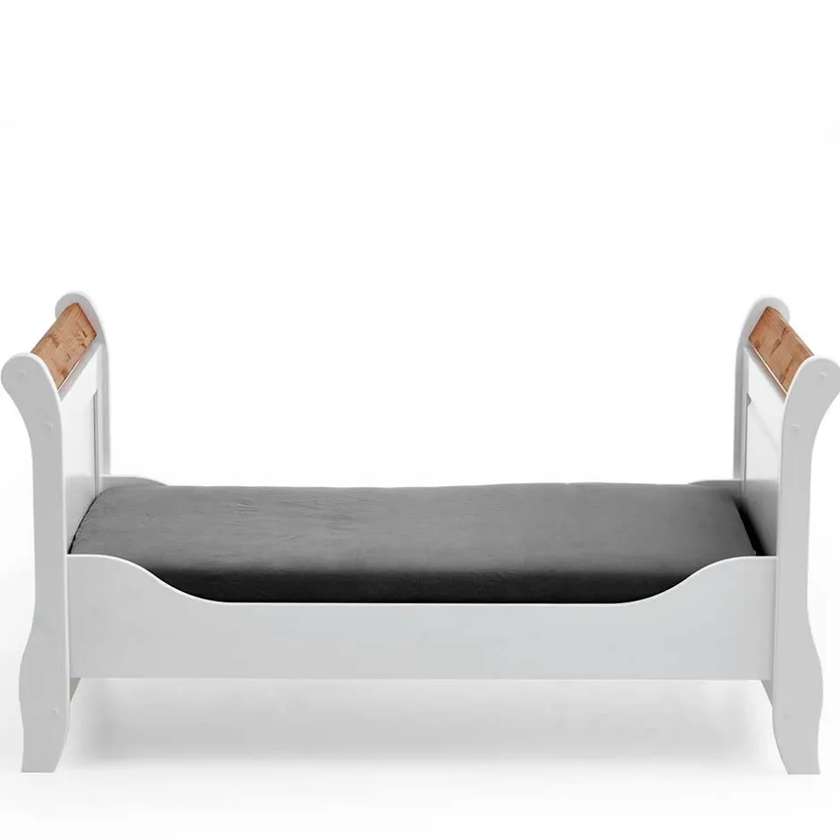 Kinder Wohnen Landhaus Babybett aus Kiefer zweifarbig - Sibiuta