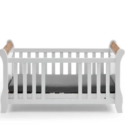 Kinder Wohnen Landhaus Babybett aus Kiefer zweifarbig - Sibiuta