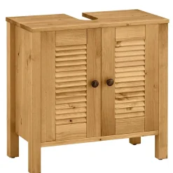 Wohnen Landhaus Badmöbel aus Massivholz - Zavieca (vierteilig)