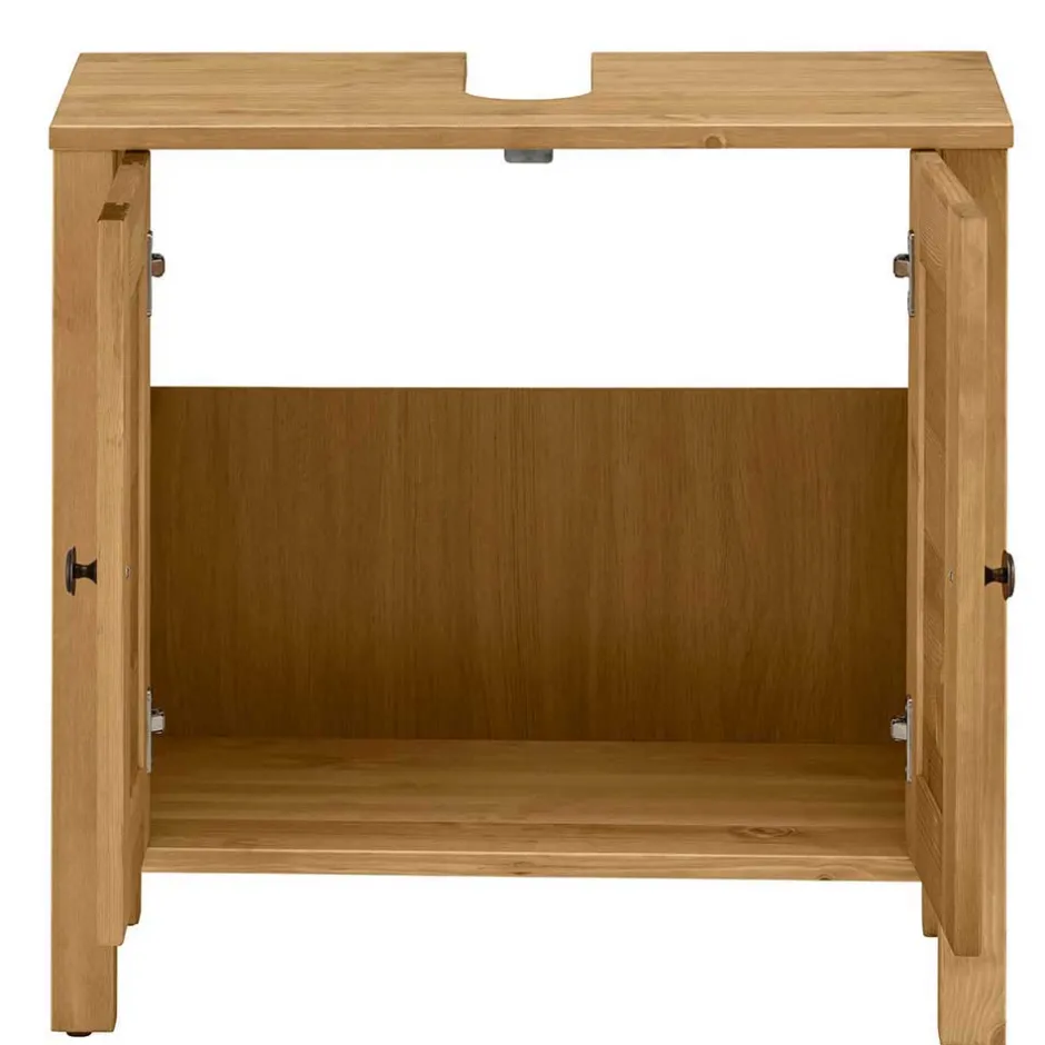 Wohnen Landhaus Badmöbel aus Massivholz - Zavieca (vierteilig)