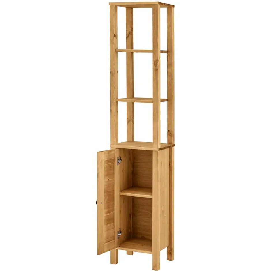 Wohnen Landhaus Badmöbel aus Massivholz - Zavieca (vierteilig)