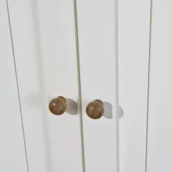 Landhaus Büfett Schrank in Weiß mit Braun - Vatina^Wohnen Hot