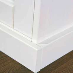 Landhaus Büfett Schrank in Weiß mit Braun - Vatina^Wohnen Hot