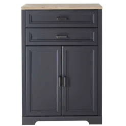 Landhaus Büro Aktenschrank in Grau & Eiche NB - Joe^Wohnen Online