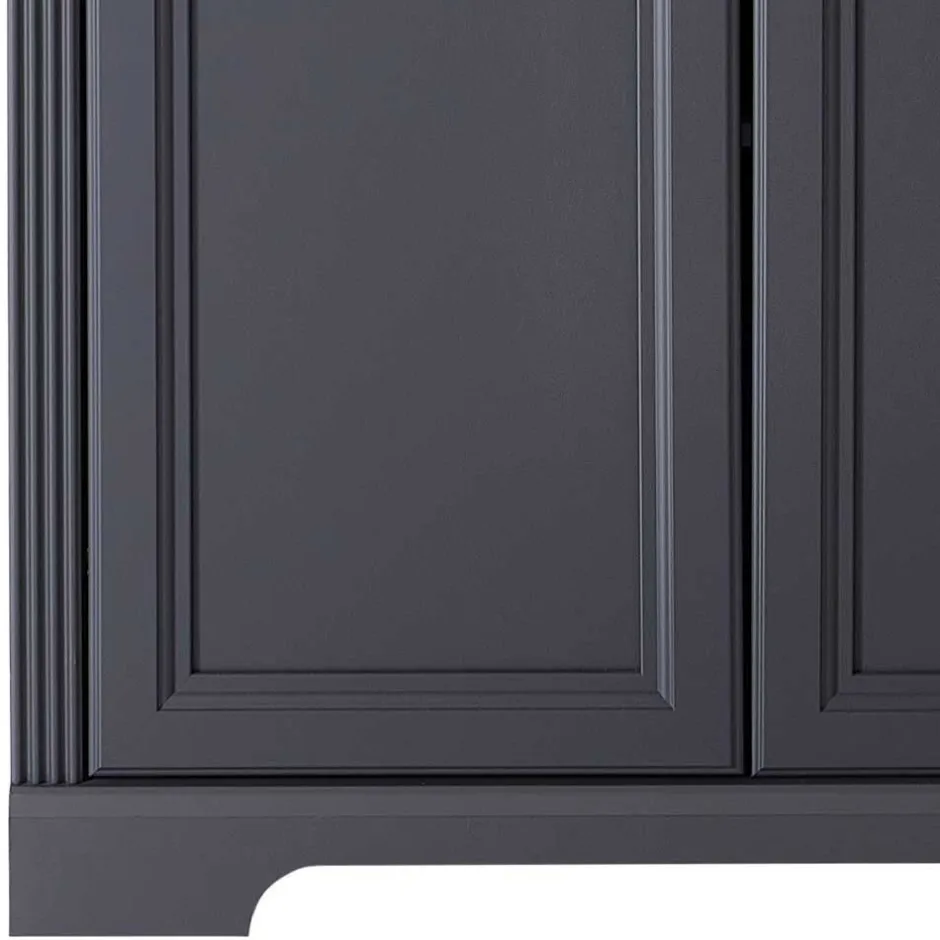 Landhaus Büro Aktenschrank in Grau & Eiche NB - Joe^Wohnen Online