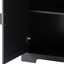 Landhaus Büro Aktenschrank in Grau & Eiche NB - Joe^Wohnen Online