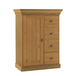 Landhaus Brotschrank Piatra aus Kiefer teilmassiv^Wohnen Outlet