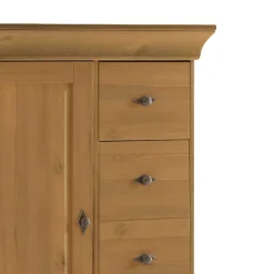 Landhaus Brotschrank Piatra aus Kiefer teilmassiv^Wohnen Outlet