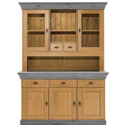 Landhaus Buffetschrank aus Massivholz zweifarbig - Eshelas^Wohnen Clearance