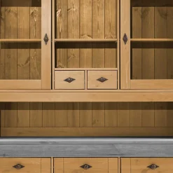 Landhaus Buffetschrank aus Massivholz zweifarbig - Eshelas^Wohnen Clearance