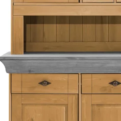 Landhaus Buffetschrank aus Massivholz zweifarbig - Eshelas^Wohnen Clearance
