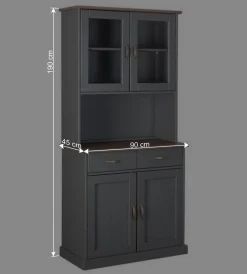 Landhaus Buffetschrank in Grau & Braun - Nepplan^Wohnen Online