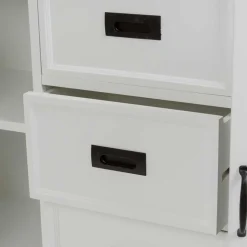 Landhaus Buffetschrank in Weiß & Graubraun - Bleaks^Wohnen New