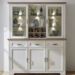 Wohnen Landhaus Buffetschrank mit Beleuchtung - Sinolita