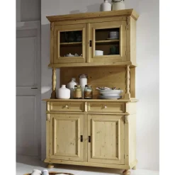 Landhaus Buffetschrank Zalau aus Fichte Massivholz^Wohnen Sale