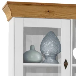 Wohnen Landhaus Buffetvitrine Sibiuta in Weiß