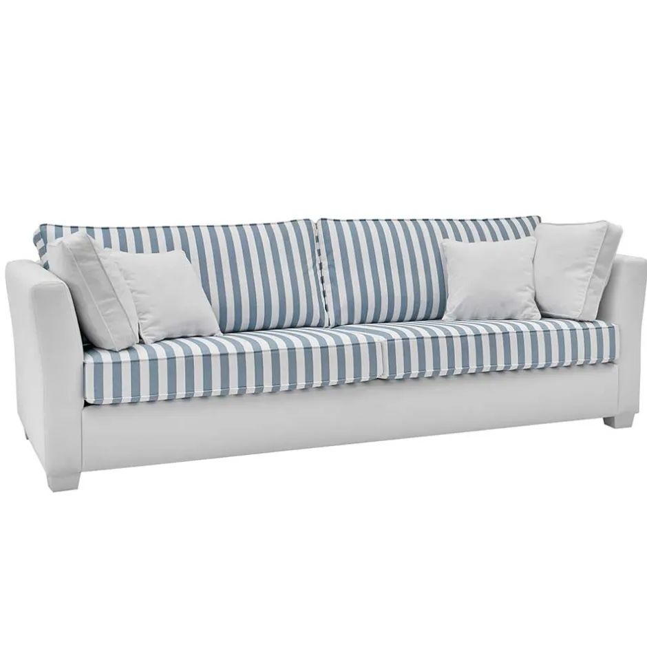 Wohnen Landhaus Couch gestreift - Ganbriassa