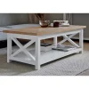 Landhaus Couchtisch mit Ablagboden - Ristina^Wohnen Clearance
